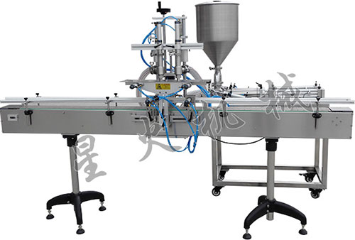 雙頭直線型醬料灌裝機